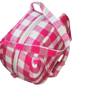 Ladies Pink Handloom Lunch Bag Sri Lanka
