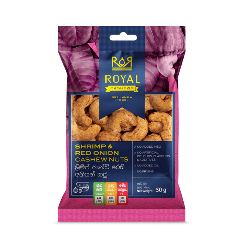 Shrimp & Red Onion Royal Cashew 50g Pack