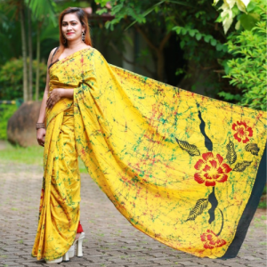 Ceylon Voil Batik Saree