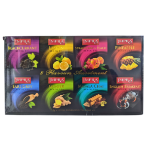 Impra Ceylon 8 Flavors Assortment gift pack -12 x 8 Tea Bags