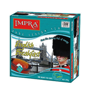 Impra English Breakfast Pure Ceylon Tea gift pack -100 tea bags