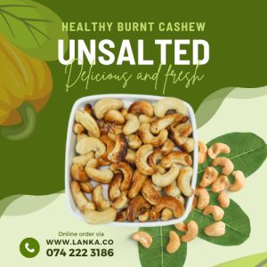 Unsalted Burnt Cashews Sri Lanka