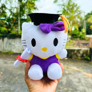 Graduation kitty Soft toy