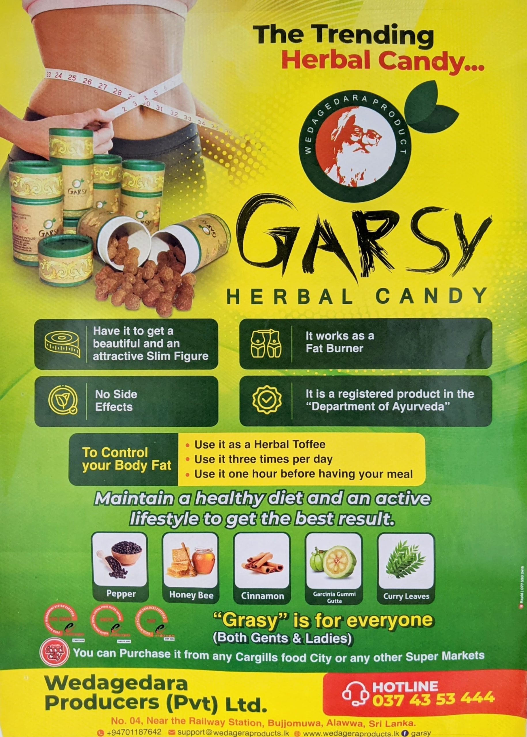 Garsy Herbal Fat Burner Sri Lanka